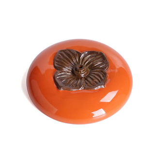 Buddha Gift Persimmon Ceramic Meditation Healing Incense Burner Incense Holders