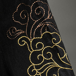 Buddha Gift Frog-Button Chinese Dragon Auspicious Cloud Embroidery Half Sleeve Shirt Cotton Linen Men Clothing