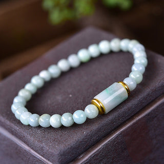 Buddha Gift Natural Jade Luck Prosperity Bracelet