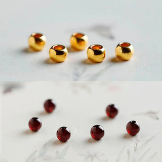 Buddha Gift 999 Gold Koi Fish Natural Garnet Protection Bracelet