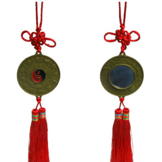Buddha Gift Feng Shui Bagua Map Chinese Knotting Harmony Energy Map Mirror