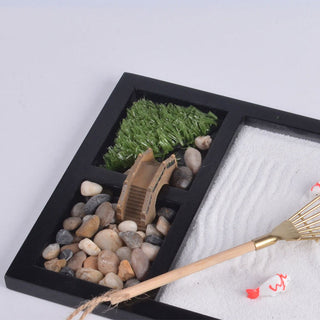 Buddha Gift Koi Fish Small Bridge Calm Peace Meditation Zen Garden Decoration
