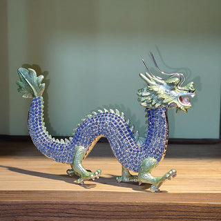 Buddha Gift Handmade Feng Shui Dragon Luck Success Home Decoration
