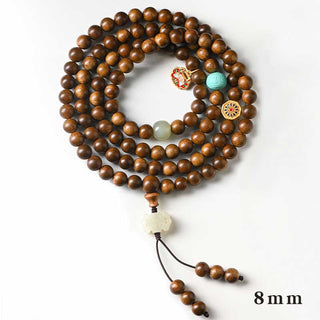 Buddha Gift Tibetan Rosewood Protection Calm Bracelet Mala