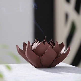 Buddha Gift Tibetan Lotus Positive Peace Incense Burner Decoration