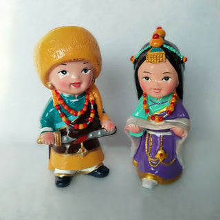 Buddha Gift Hand Painted Tibetan Figures Creative Home Office Car Decoration Ornament