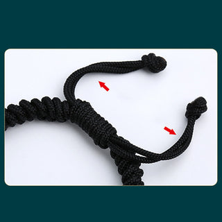 Buddha Gift 999 Sterling Silver Double Dragon Luck Handmade Braided Bracelet