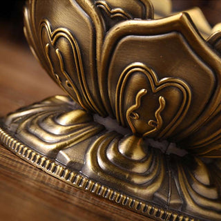 Buddha Gift Tibetan Lotus Shaped Purify Incense Burner