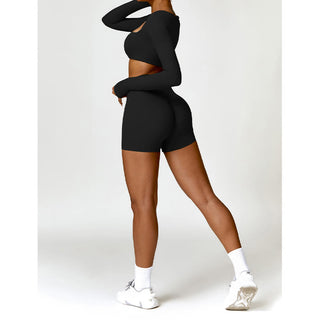 Buddha Gift Gym Sports Yoga Backless Bra Crop Tank Top Shorts