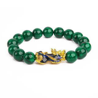 Buddha Gift FengShui PiXiu Jade Protection Bracelet