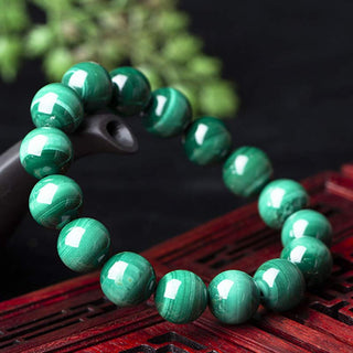 Buddha Gift Natural Malachite Protection Calmness Bracelet