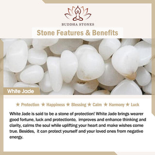 Buddha Gift White Jade 925 Sterling Silver Pearl Flower Blessing Necklace Pendant Ring Earrings