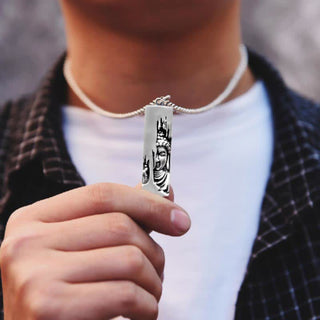 Buddha Gift Tathagata Buddha Strength Protection Amulet Lucky Pendant Necklace