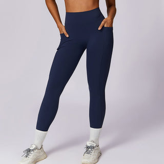 Buddha Gift Solid Color Halter Neck Bra Long Sleeve Crop Tank Top Pants Sports Fitness Gym Yoga Outfits