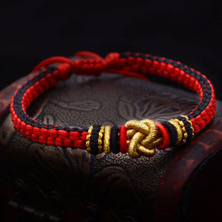 Buddha Gift Colorful Rope True Love Knot Luck Handmade Bracelet