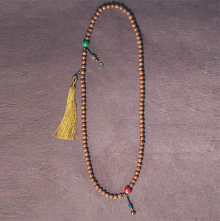 Buddha Gift 108 Mala Beads Bodhi Seed Wisdom Peace Tassel Bracelet