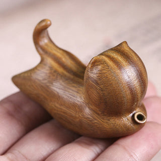 Buddha Gift Green Sandalwood Cute Cat Pattern Soothing Stick Incense Burner Decoration