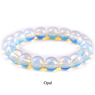 Buddha Gift Natural Stone Quartz Healing Beads Bracelet
