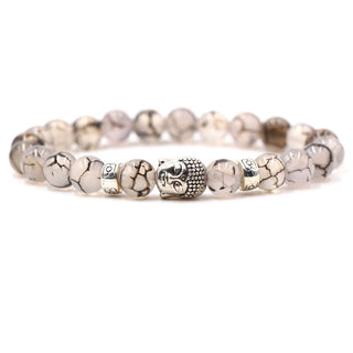Buddha Gift Purple Agate Protection Bracelet