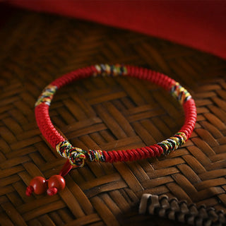 Buddha Gift Five Colors King Kong Knot String Protection Luck Bracelet