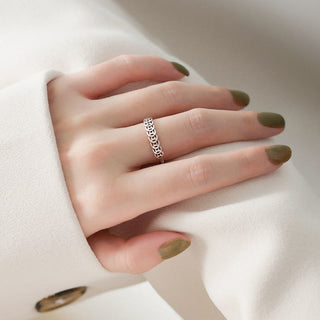 Buddha Gift Vintage Copper Coin Design Luck Adjustable Ring