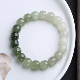 Buddha Gift Gradient Jade Luck Blessing Bracelet