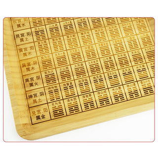 Buddha Gift Feng Shui Bamboo Bagua Map Harmony Energy Map