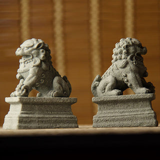 Buddha Gift Lion Fu Foo Dogs Elephant Ward Off Evil Blessing Home Decoration
