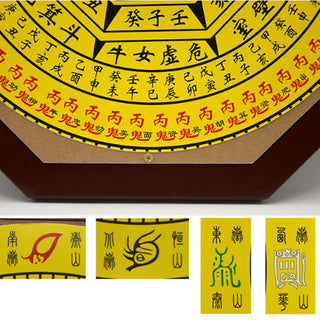 Buddha Gift Feng Shui Bagua Map Balance Energy Map Wall Clock