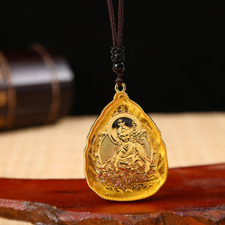 Buddha Gift Tibetan Buddha Liuli Crystal Serenity Necklace Pendant