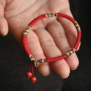 Buddha Gift Five Colors King Kong Knot String Protection Luck Bracelet