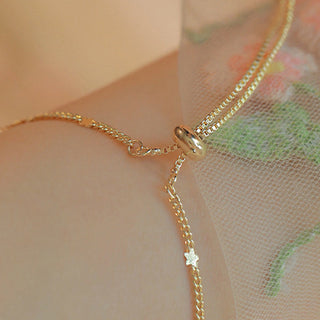 Buddha Gift 14k Gold Plated Green Chalcedony Maple Leaf Courage Strength Bracelet