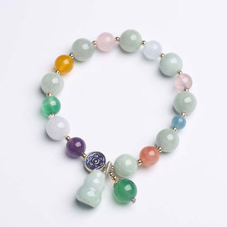 Buddha Gift Lucky Bracelet Gourd Jade Bracelet