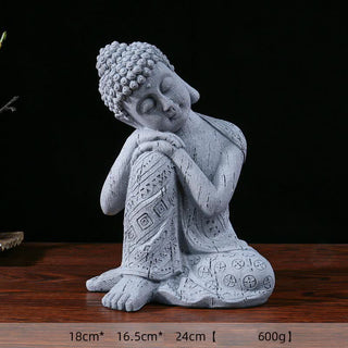 Buddha Gift Tibetan Meditating Buddha Serenity Resin Statue Decoration