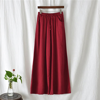 Buddha Gift Plain Wide Leg Pants Dance Women's Yoga Pants With Pockets