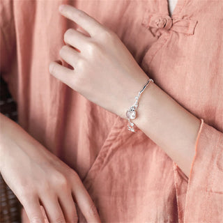 Buddha Gift Plum Blossom Chalcedony Positive Bracelet