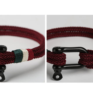 Buddha Gift Simple Design Luck Stainless Steel Buckle Bracelet