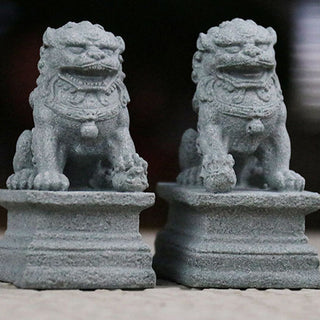 Buddha Gift Lion Fu Foo Dogs Elephant Ward Off Evil Blessing Home Decoration