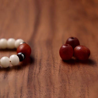 Buddha Gift Tibet 108 Mala Beads Bodhi Seed Bagua Vajra Dzi Bead Gray Agate Wealth Bracelet
