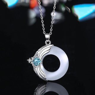 Buddha Gift Love Wings Copper Luck Healing Necklace Pendant