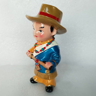 Buddha Gift Hand Painted Tibetan Figures Creative Home Office Car Decoration Ornament