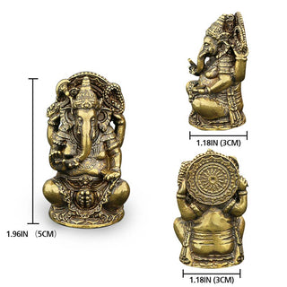 Buddha Gift Ganesh Ganpati Elephant Statue Wealth Home Decor