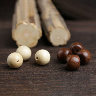 Buddha Gift Natural Abelia Biflora Wood Hetian Jade Bamboo Bead Warding Off Evil Spirits Bracelet