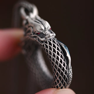 Buddha Gift 999 Sterling Silver Year Of The Dragon Auspicious Peace Buckle Carved Success Necklace Pendant