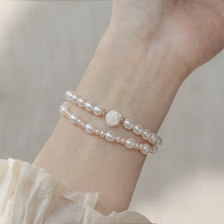 Buddha Gift Natural Flower Pearl Sincerity Bead Bracelet