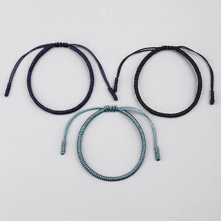 Buddha Gift Tibetan 3Pcs King Kong Knot Handcrafted Amulet Strength Bracelet