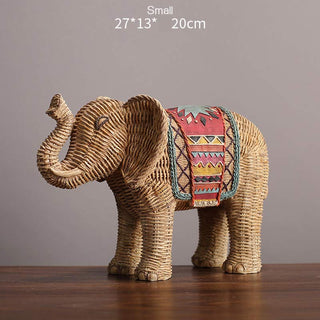 Buddha Gift Elephant Resin Wisdom Wealth Home Decoration