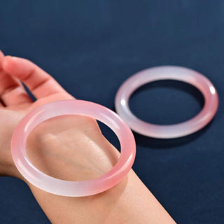 Buddha Gift Pink Crystal Love Warmth Bracelet Bangle