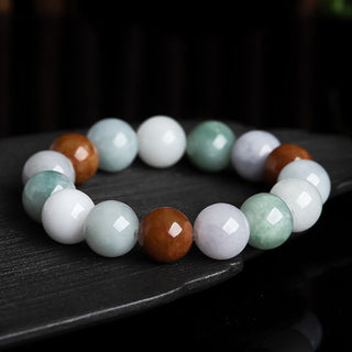 Buddha Gift Natural Jade Healing Protection Bracelet