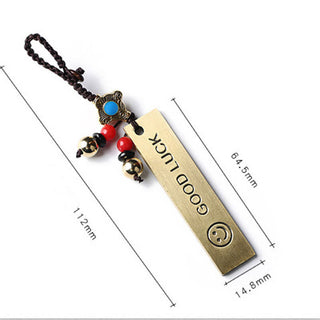 Buddha Gift Feng Shui Yin Yang Bagua Wenchang Pen Pagoda Prayer Wheel Keychain